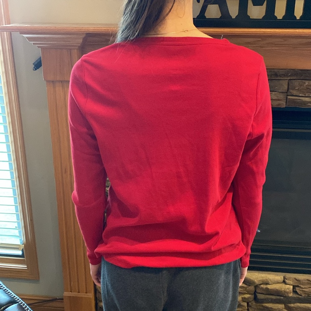 NWOT St. John’s Bay v neck red - Picture 4 of 4